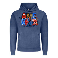 Vintage Denim america lightning bolt Vintage Hoodie - Zillion Design Studio