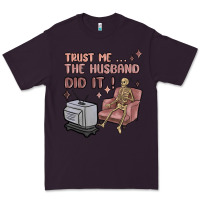 Plum trust me the husband did it Premium Tee - MaliasSmallBusiness