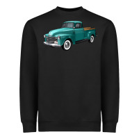 Black western truck left 34 view Heavyweight Sweatshirt - FaDigitalArtStudio