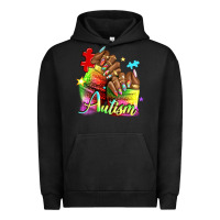 Pigment Black Black woman Autism nails Urban Hoodie - NancyCooperArtShop