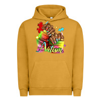 Pigment Peanut Butter Black woman Autism nails Urban Hoodie - NancyCooperArtShop
