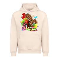 Sandshell Black woman Autism nails Urban Hoodie - NancyCooperArtShop