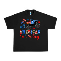 Black all american boy  monsterr truck Urban Heavy Tee - AdoDesignShop