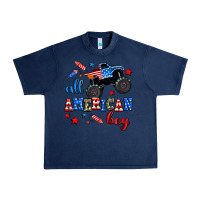 Navy all american boy  monsterr truck Urban Heavy Tee - AdoDesignShop