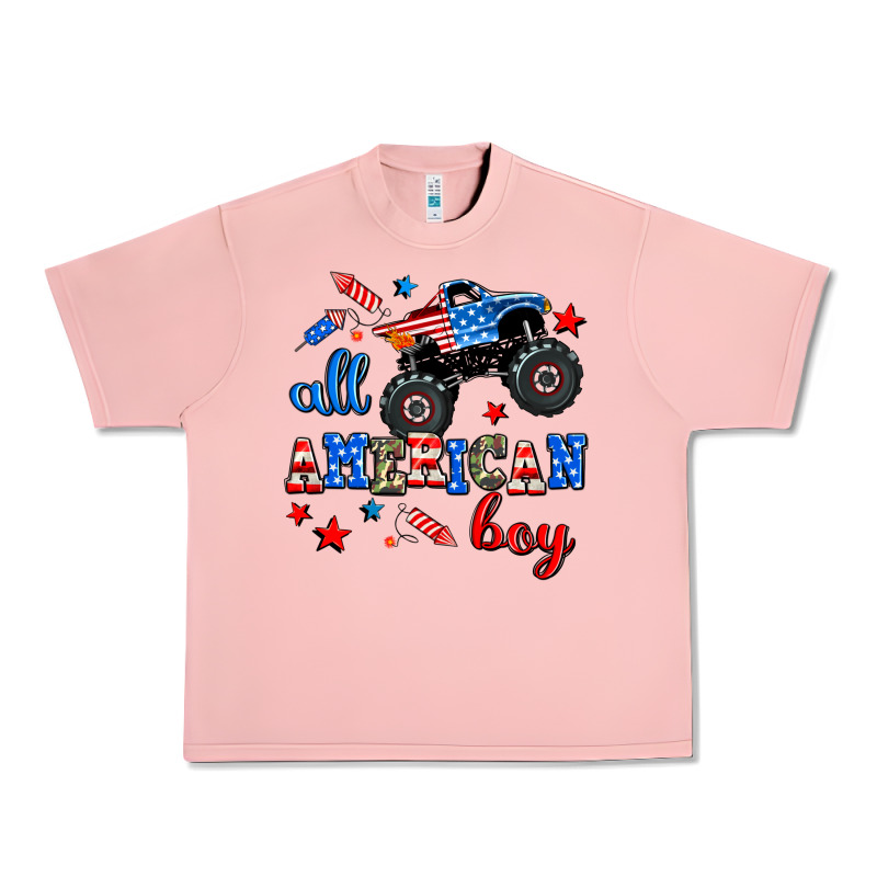 All American Boy  Monsterr Truck Urban Heavy Tee by AdoDesignShop | Teevron