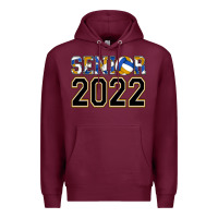 Burgundy senior volleyball Premium Hoodie - AdoDesignShop