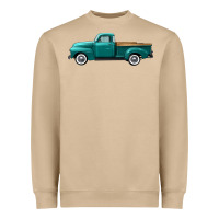 Mushroom western truck left side view Heavyweight Sweatshirt - FaDigitalArtStudio