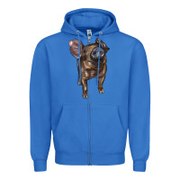 True Royal baby duroc pig Zipper Hoodie - LillyAllenDesigns