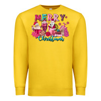 Lemon pink christmas coffee cups Premium Sweatshirt - MaliasSmallBusiness