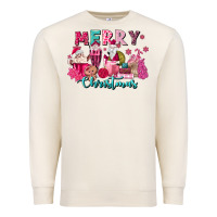 Sandshell pink christmas coffee cups Premium Sweatshirt - MaliasSmallBusiness