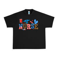 Black usa nurse Urban Heavy Tee - AdoDesignShop