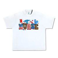 White usa nurse Urban Heavy Tee - AdoDesignShop
