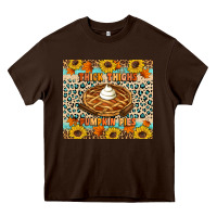 Chocolate Brown Thick thighs pumpkin pies Heavy Core Tee - Artiststas