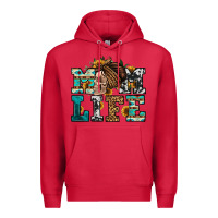 Cardinal western momlife skull with bandana Premium Hoodie - Jasminsmagicworld