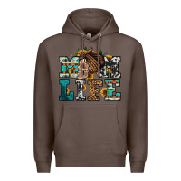 Coffee western momlife skull with bandana Premium Hoodie - Jasminsmagicworld