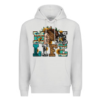 Dove Grey western momlife skull with bandana Premium Hoodie - Jasminsmagicworld