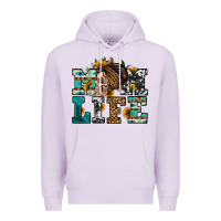 Lilac western momlife skull with bandana Premium Hoodie - Jasminsmagicworld