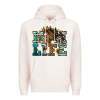 Pale Pink western momlife skull with bandana Premium Hoodie - Jasminsmagicworld