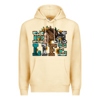 Pina Colada western momlife skull with bandana Premium Hoodie - Jasminsmagicworld