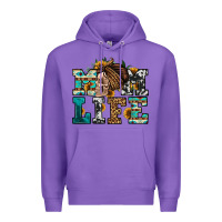 Purple western momlife skull with bandana Premium Hoodie - Jasminsmagicworld
