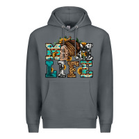 Rock western momlife skull with bandana Premium Hoodie - Jasminsmagicworld