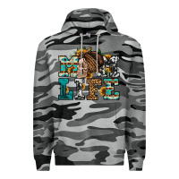 Slate Camo western momlife skull with bandana Premium Hoodie - Jasminsmagicworld