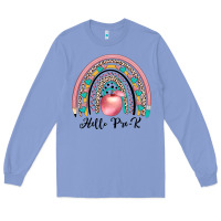 Colony Blue hello pre k Long Sleeve Tee - JahusDesignShop