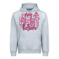 Heather Grey pray fight believe breast cancer Urban Hoodie - texasbilliewilder