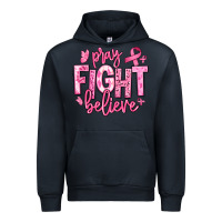 Navy pray fight believe breast cancer Urban Hoodie - texasbilliewilder