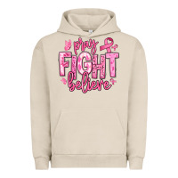 Pigment French Oak pray fight believe breast cancer Urban Hoodie - texasbilliewilder