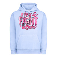 Pigment Grape Ice pray fight believe breast cancer Urban Hoodie - texasbilliewilder