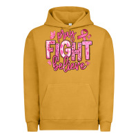 Pigment Peanut Butter pray fight believe breast cancer Urban Hoodie - texasbilliewilder