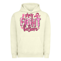 Pigment Pistachio pray fight believe breast cancer Urban Hoodie - texasbilliewilder
