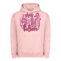 Pigment Salmon pray fight believe breast cancer Urban Hoodie - texasbilliewilder