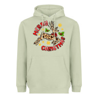 Matcha merry christmas deer Heavyweight Hoodie - MaliasSmallBusiness