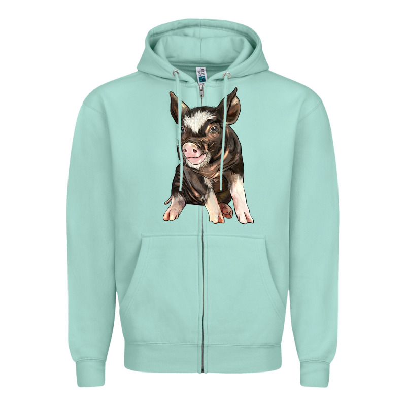 Baby Berkshire Pig Zipper Hoodie by LillyAllenDesigns | Teevron