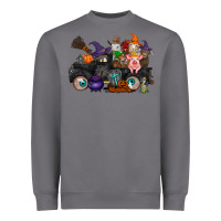 Storm halloween farm animals truck Heavyweight Sweatshirt - RacoonDesign
