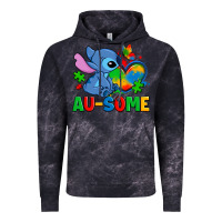 Cloud Black ausome stitch autism Vintage Hoodie - Zillion Design Studio