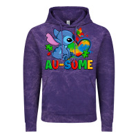 Cloud Purple ausome stitch autism Vintage Hoodie - Zillion Design Studio