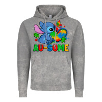 Cloud Rock ausome stitch autism Vintage Hoodie - Zillion Design Studio