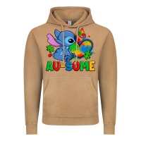 Ausome Stitch Autism Vintage Hoodie | Teevron