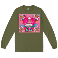 Army Green v.d gnome and lotus tumbler Long Sleeve Tee - AdoDesignShop