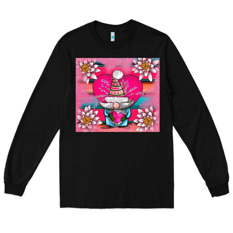 V.d Gnome And Lotus Tumbler Long Sleeve Tee by AdoDesignShop | Teevron