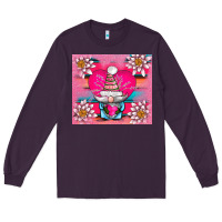 Plum v.d gnome and lotus tumbler Long Sleeve Tee - AdoDesignShop