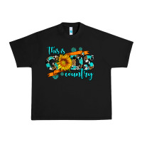 Black this is gods country sunflower Urban Heavy Tee - AdoDesignShop