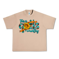 Burro this is gods country sunflower Urban Heavy Tee - AdoDesignShop