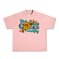 Salmon this is gods country sunflower Urban Heavy Tee - AdoDesignShop