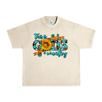 Sandshell this is gods country sunflower Urban Heavy Tee - AdoDesignShop