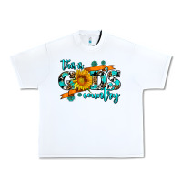 White this is gods country sunflower Urban Heavy Tee - AdoDesignShop