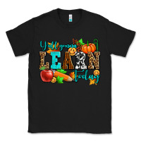 Black y'all gonna learn today pumpkin and pen Classic Tee - AdoDesignShop